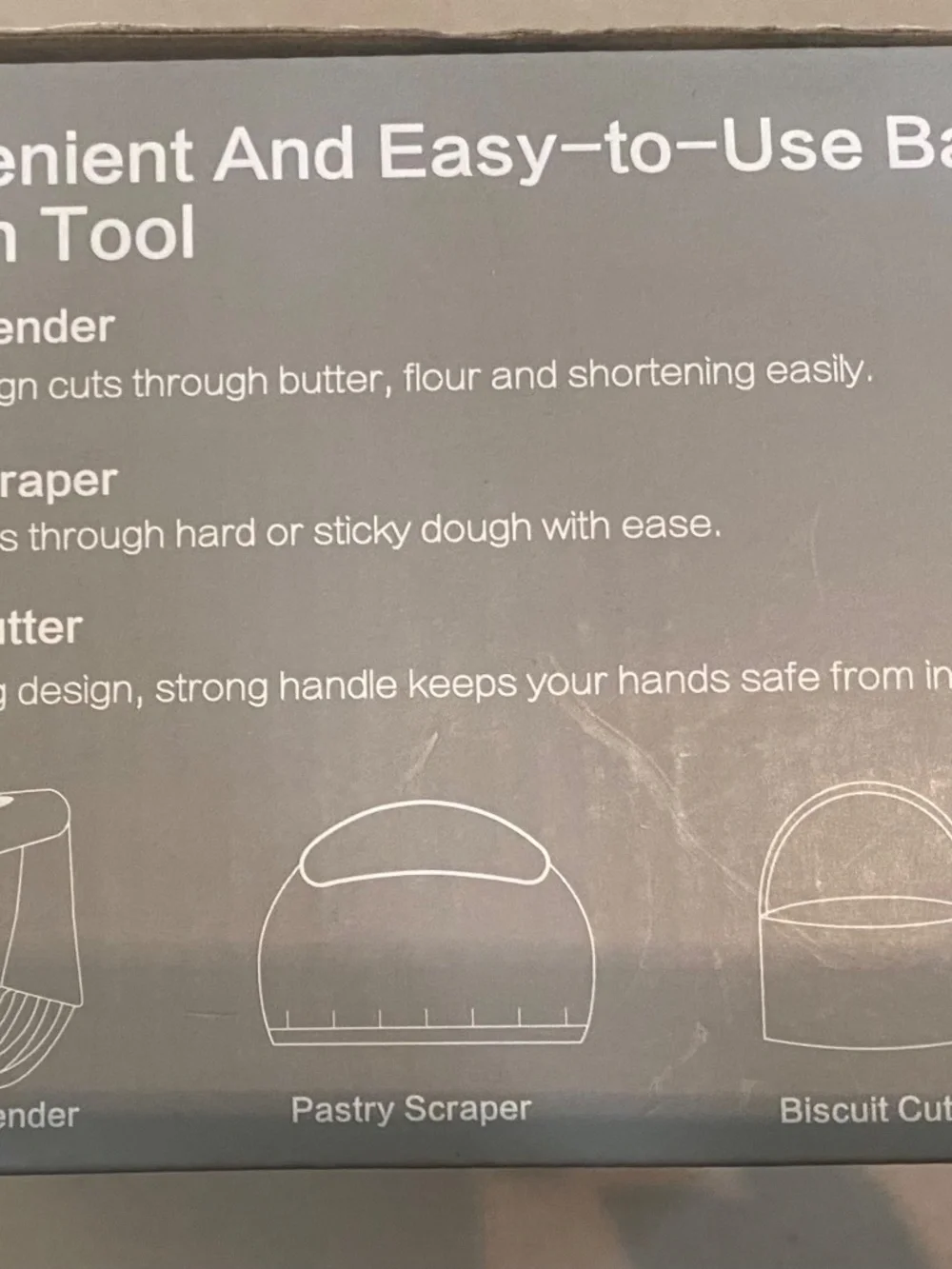 Stainless Steel Baking Dough Tool Set, 2 Piece